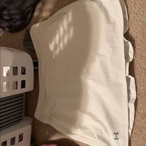 Girls white golf skirt